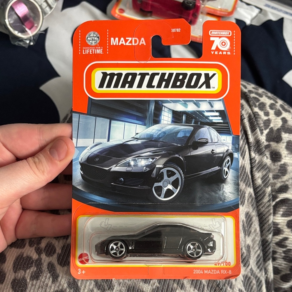 Mazda RX-7 and RX-3 Toy Car Set - Black, Blue, Red - Picture 2 of 5